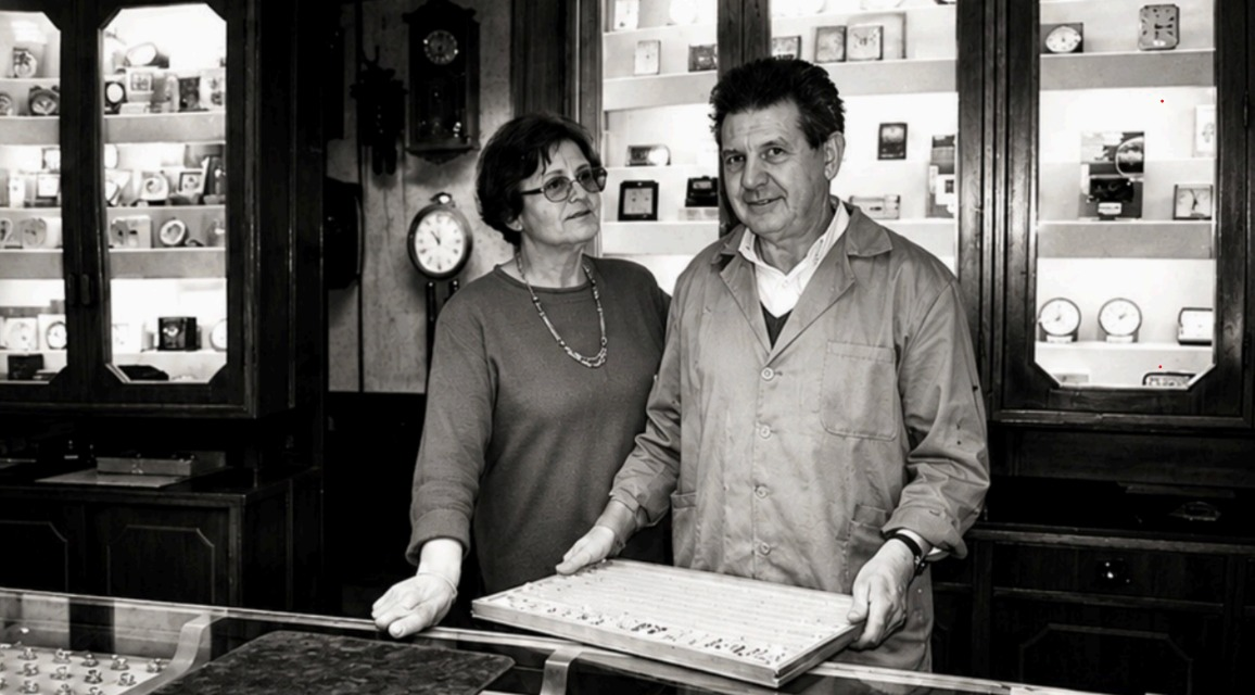 Historisches Foto der Goldschmiede Bernard